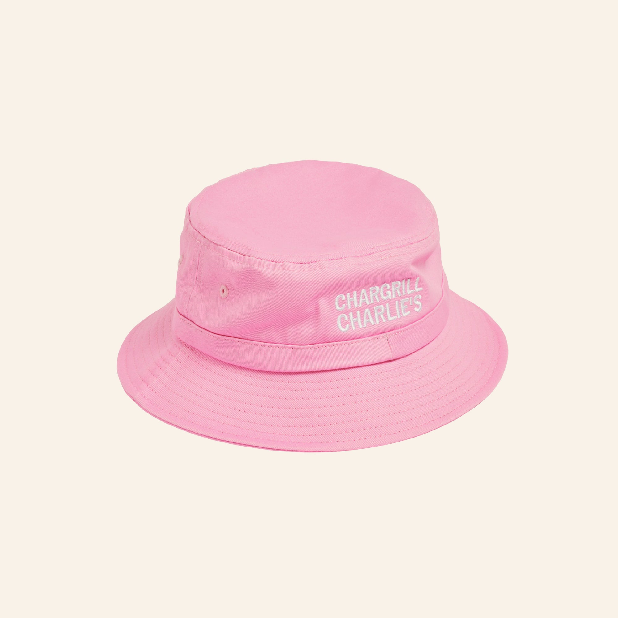 Pink Outline Bucket Hat