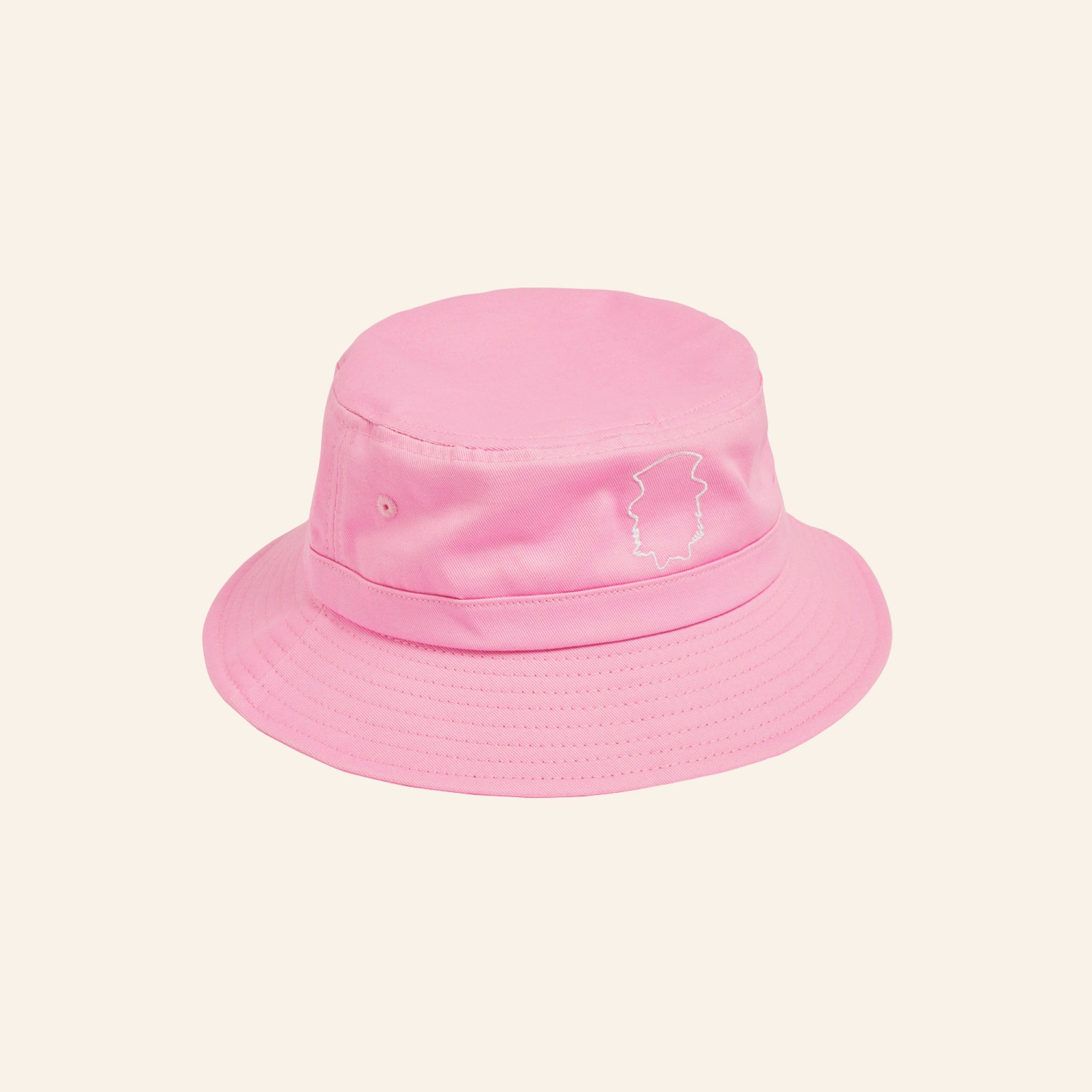 Pink Outline Bucket Hat